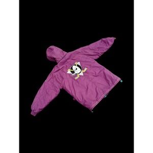 Vintage Anaheim Mighty Ducks Apex One Hooded Jacket Mens Large Hockey Purple